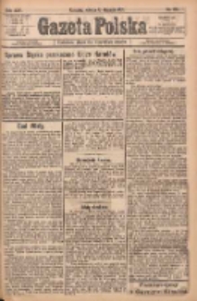 Gazeta Polska: codzienne pismo polsko-katolickie dla wszystkich stanów 1921.08.13 R.25 Nr178