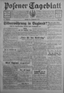 Posener Tageblatt 1931.09.25 Jg.70 Nr220