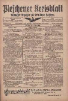 Pleschener Kreisblatt: Amtliches Anzeiger für den Kreis Pleschen 1918.03.23 Jg.66 Nr24