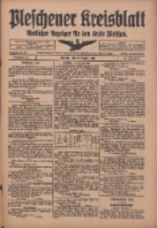 Pleschener Kreisblatt: Amtliches Anzeiger für den Kreis Pleschen 1918.10.19 Jg.66 Nr84