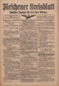 Pleschener Kreisblatt: Amtliches Anzeiger für den Kreis Pleschen 1918.05.04 Jg.66 Nr36