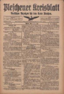 Pleschener Kreisblatt: Amtliches Anzeiger für den Kreis Pleschen 1918.05.15 Jg.66 Nr39