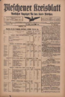 Pleschener Kreisblatt: Amtliches Anzeiger f&uuml;r den Kreis Pleschen 1918.05.18 Jg.66 Nr40