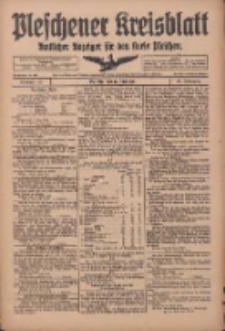 Pleschener Kreisblatt: Amtliches Anzeiger für den Kreis Pleschen 1918.06.19 Jg.66 Nr49