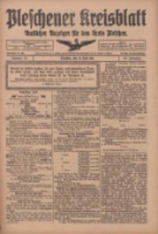Pleschener Kreisblatt: Amtliches Anzeiger für den Kreis Pleschen 1918.06.29 Jg.66 Nr52