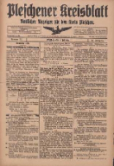 Pleschener Kreisblatt: Amtliches Anzeiger für den Kreis Pleschen 1918.07.06 Jg.66 Nr54