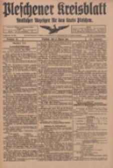Pleschener Kreisblatt: Amtliches Anzeiger für den Kreis Pleschen 1918.08.17 Jg.66 Nr66