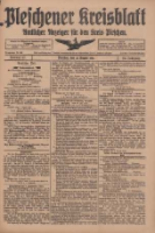 Pleschener Kreisblatt: Amtliches Anzeiger für den Kreis Pleschen 1918.08.21 Jg.66 Nr67
