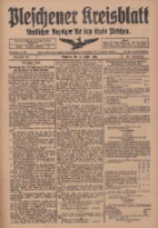 Pleschener Kreisblatt: Amtliches Anzeiger f&uuml;r den Kreis Pleschen 1918.10.05 Jg.66 Nr80