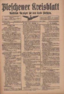 Pleschener Kreisblatt: Amtliches Anzeiger für den Kreis Pleschen 1918.10.23 Jg.66 Nr85