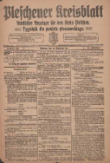 Pleschener Kreisblatt: Amtliches Anzeiger f&uuml;r den Kreis Pleschen 1918.12.24 Jg.66 Nr103