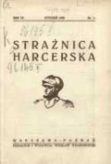 Strażnica Harcerska 1932 styczeń R.4 Nr1