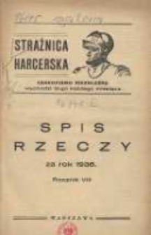 Strażnica Harcerska 1936 styczeń R.8 Nr1