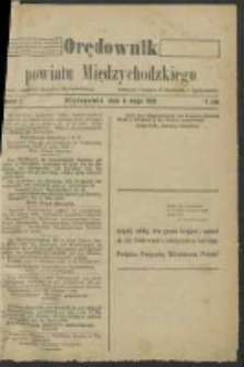Orędownik Powiatu Międzychodzkiego 6 maja 1920 Nr 1