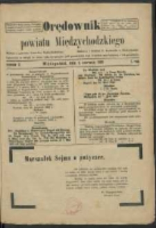 Orędownik Powiatu Międzychodzkiego 5 czerwca 1920 Nr 2