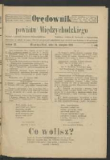 Orędownik Powiatu Międzychodzkiego 14 sierpnia 1920 Nr 22