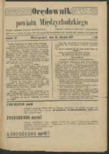 Orędownik Powiatu Międzychodzkiego 21 sierpnia 1920 Nr 24