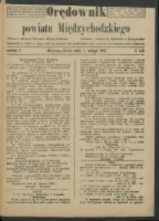 Orędownik Powiatu Międzychodzkiego 1 lutego 1922 Nr 7