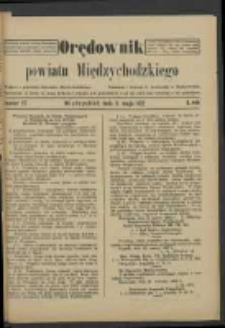 Orędownik Powiatu Międzychodzkiego 3 maja 1922 Nr 27