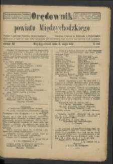 Orędownik Powiatu Międzychodzkiego 6 maja 1922 Nr 28
