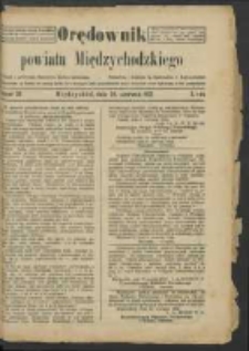 Orędownik Powiatu Międzychodzkiego 24 czerwca 1922 Nr 38