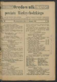 Orędownik Powiatu Międzychodzkiego 5 sierpnia 1922 Nr 48