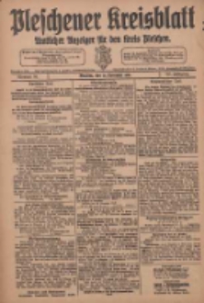Pleschener Kreisblatt: Amtliches Anzeiger f&uuml;r den Kreis Pleschen 1918.11.30 Jg.66 Nr96