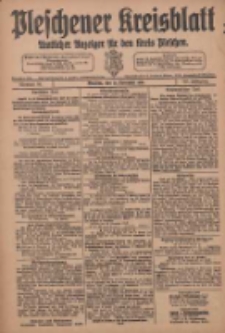 Pleschener Kreisblatt: Amtliches Anzeiger für den Kreis Pleschen 1918.11.30 Jg.66 Nr96