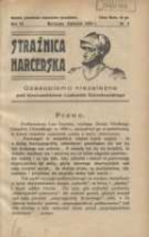 Strażnica Harcerska 1934 kwiecień R.6 Nr4
