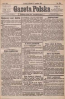 Gazeta Polska: codzienne pismo polsko-katolickie dla wszystkich stanów 1921.12.13 R.25 Nr276