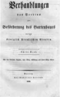 Verhandlungen des Vereines zur Beförderung des Gartenbaues in den Königlich Preussischen Staaten. 1832 Band 8 Lieferung 17 Heft 2