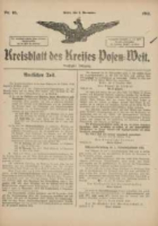 Kreisblatt des Kreises Posen-West 1918.11.06 Jg.30 Nr85