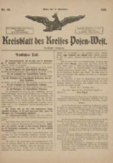 Kreisblatt des Kreises Posen-West 1918.11.13 Jg.30 Nr86