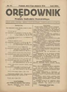 Orędownik powiatu Poznańskiego-Zachodniego 1919.08.13 R.31 Nr37