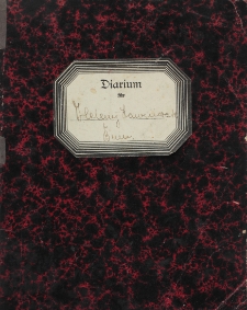 Zeszyt z wpisami pamiątkowymi i wierszami