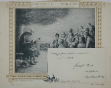 Życzenia od pp. Dręczkowskich, 29.04.1929