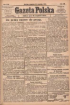 Gazeta Polska: codzienne pismo polsko-katolickie dla wszystkich stanów 1922.09.21 R.26 Nr216