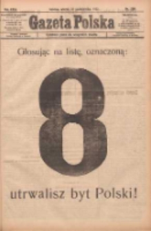 Gazeta Polska: codzienne pismo polsko-katolickie dla wszystkich stanów 1922.10.31 R.26 Nr250