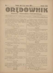 Orędownik Powiatu Zachodnio-Poznańskiego 1920.03.24 R.32 Nr7