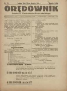 Orędownik Powiatu Zachodnio-Poznańskiego 1920.08.29 R.32 Nr28