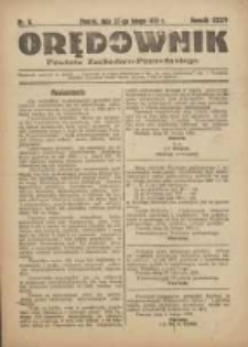 Orędownik Powiatu Zachodnio-Poznańskiego 1921.02.27 R.34 Nr6