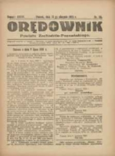 Orędownik Powiatu Zachodnio-Poznańskiego 1921.08.13 R.34 Nr25