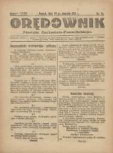 Orędownik Powiatu Zachodnio-Poznańskiego 1921.08.27 R.34 Nr27
