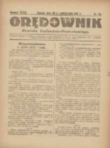 Orędownik Powiatu Zachodnio-Poznańskiego 1921.10.29 R.34 Nr34
