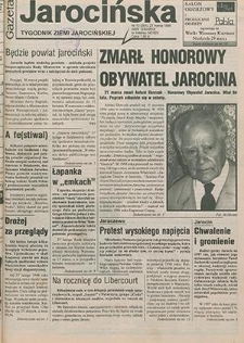 Gazeta Jarocińska 1998.03.27 Nr13(391)