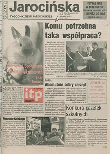 Gazeta Jarocińska 1998.04.10 Nr15(393)