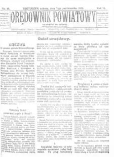 Orędownik Powiatowy 1922.10.07 R.74 Nr41