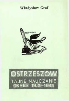 Ostrzeszów: tajne nauczanie okresu 1939-1945