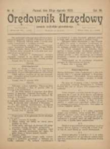 Orędownik Urzędowy Powiatu Zachodnio-Poznańskiego 1923.01.25 R.36 Nr4