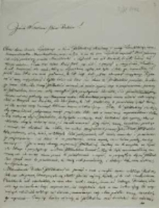 List Kajetana Wincentego Kielisińskiego do Celestyny z Zamoyskich Działyńskiej z 02.11.1842